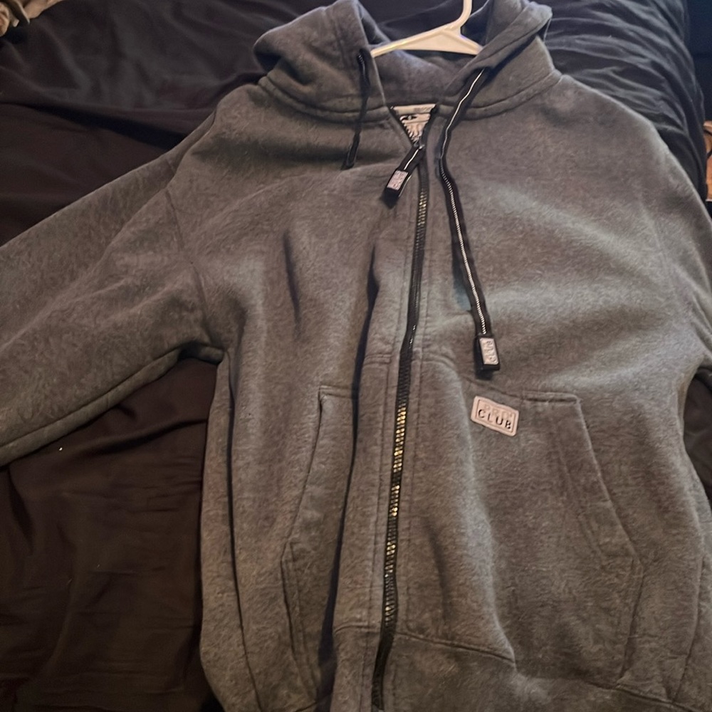 Dark grey pro club zip up
